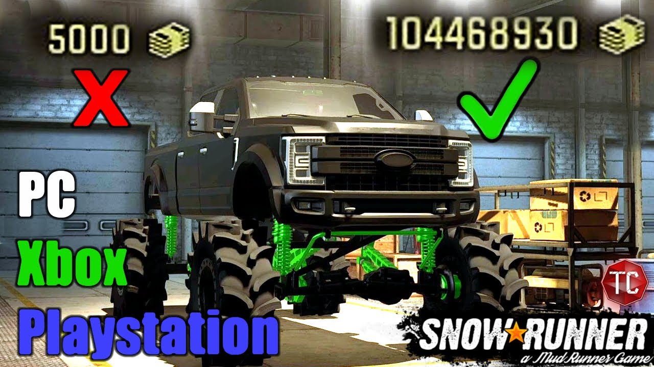SnowRunner: How To Get $100,000,000 in 30 SECONDS on ALL SYSTEMS! (PC, Xbox, Playstation)