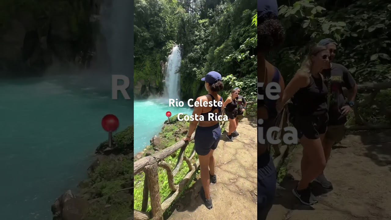 Rio Celeste near Liberia Costa Rica is beautiful and worth the hike. #rioceleste #tamarindo #travel