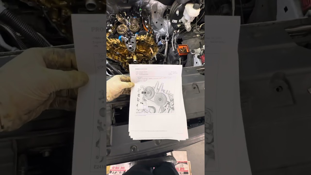QUE SONIDO ‼️🤯 es este Ford d150 remplazo de cadena y sprocket #viral #automobile #mechanic 