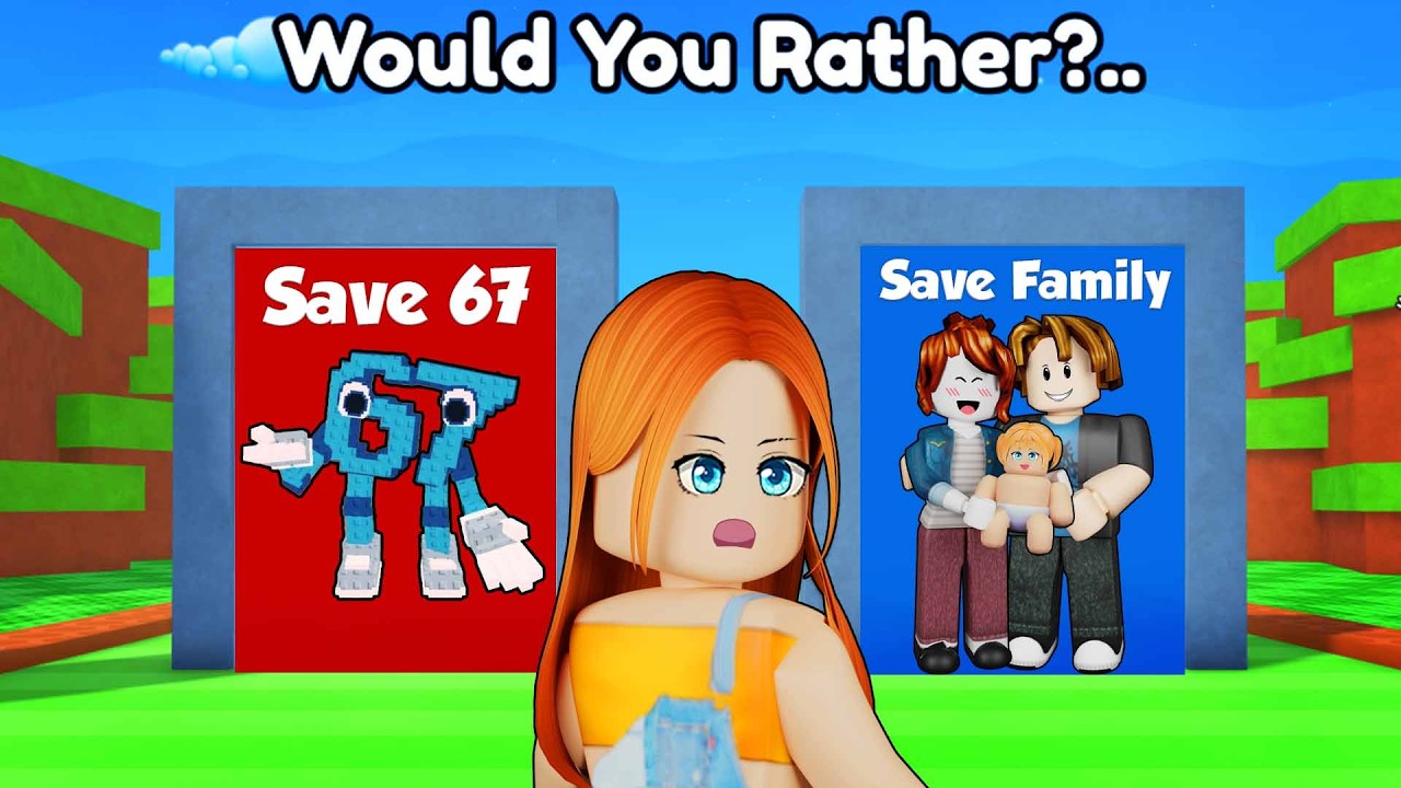SINO ANG ILILIGTAS KO? ANG HIRAP MAMILI! | ROBLOX Would you Rather but It Happens