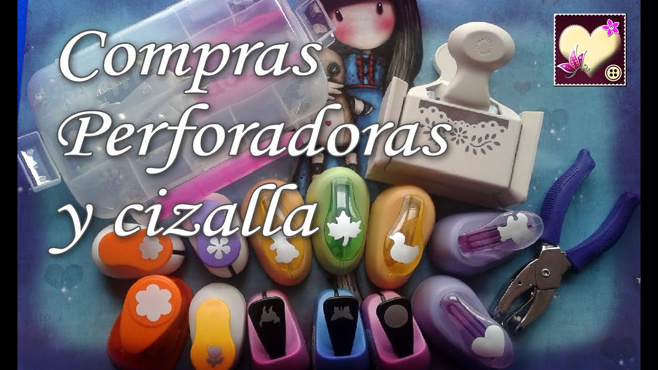Compras de Perforadoras para Scrapbook  y cizalla.