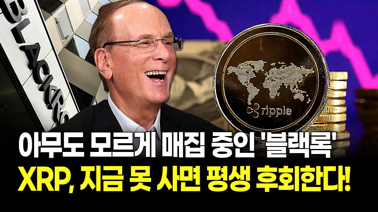 아무도 모르게 매집 중인 블랙록? 지금 못 사면 평생 후회합니다! XRP를 선택한 결정적 증거