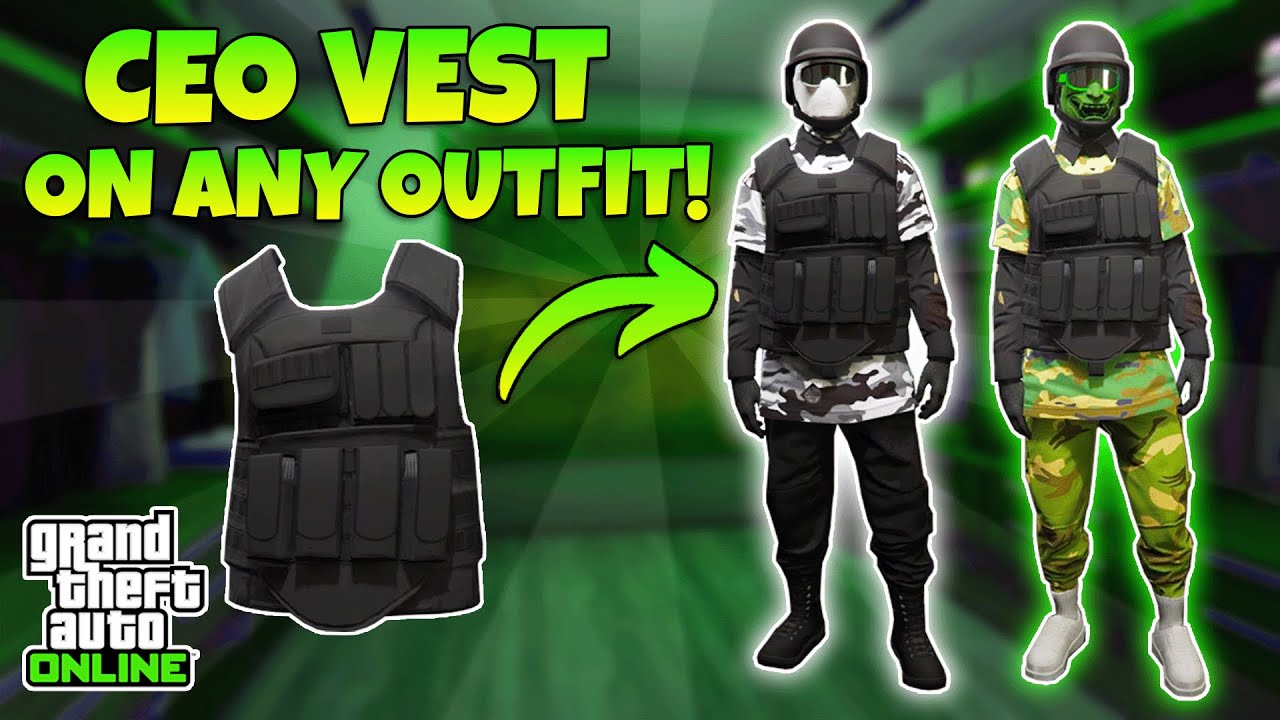 GTA 5 ONLINE HOW TO GET CEO VEST ON ANY OUTFIT AFTER PATCH (1.72)