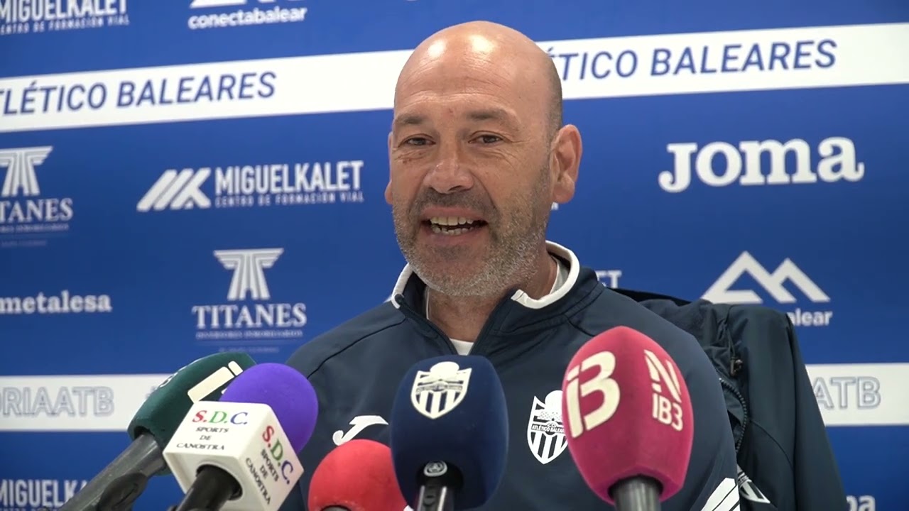 Rueda de prensa de Luis Blanco | Previo al partido vs Barça Atlètic J26 | Atlético Baleares