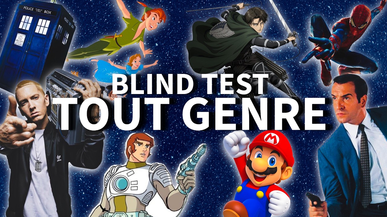 BLIND TEST - TOUT GENRE (80 extraits)