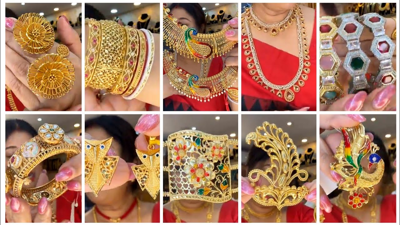 🔥🔥 চোখ ধাঁধানো Beautiful Gold Plated Jewellery From Nilis Jewellery 🔥🔥