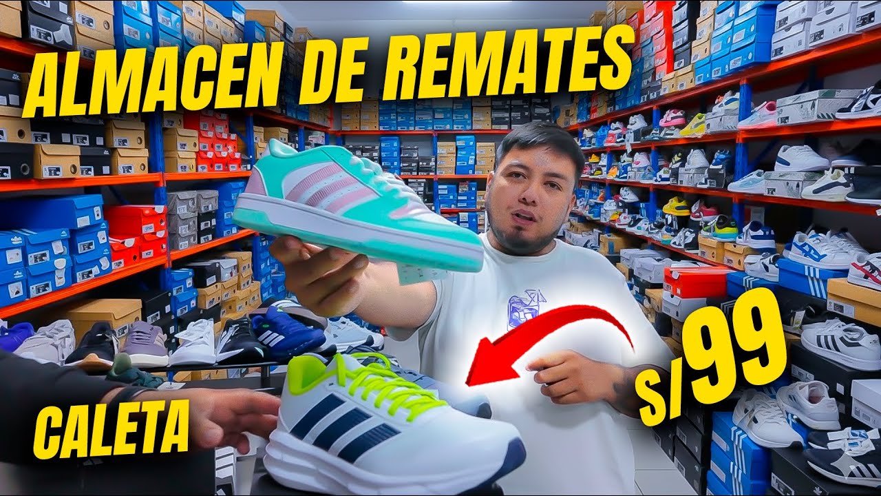 Donde COMPRAR ZAPATILLAS ORIGINALES con 70% de DESCUENTO | Un Almacén de Remates Caleta x MAYOR 🤫