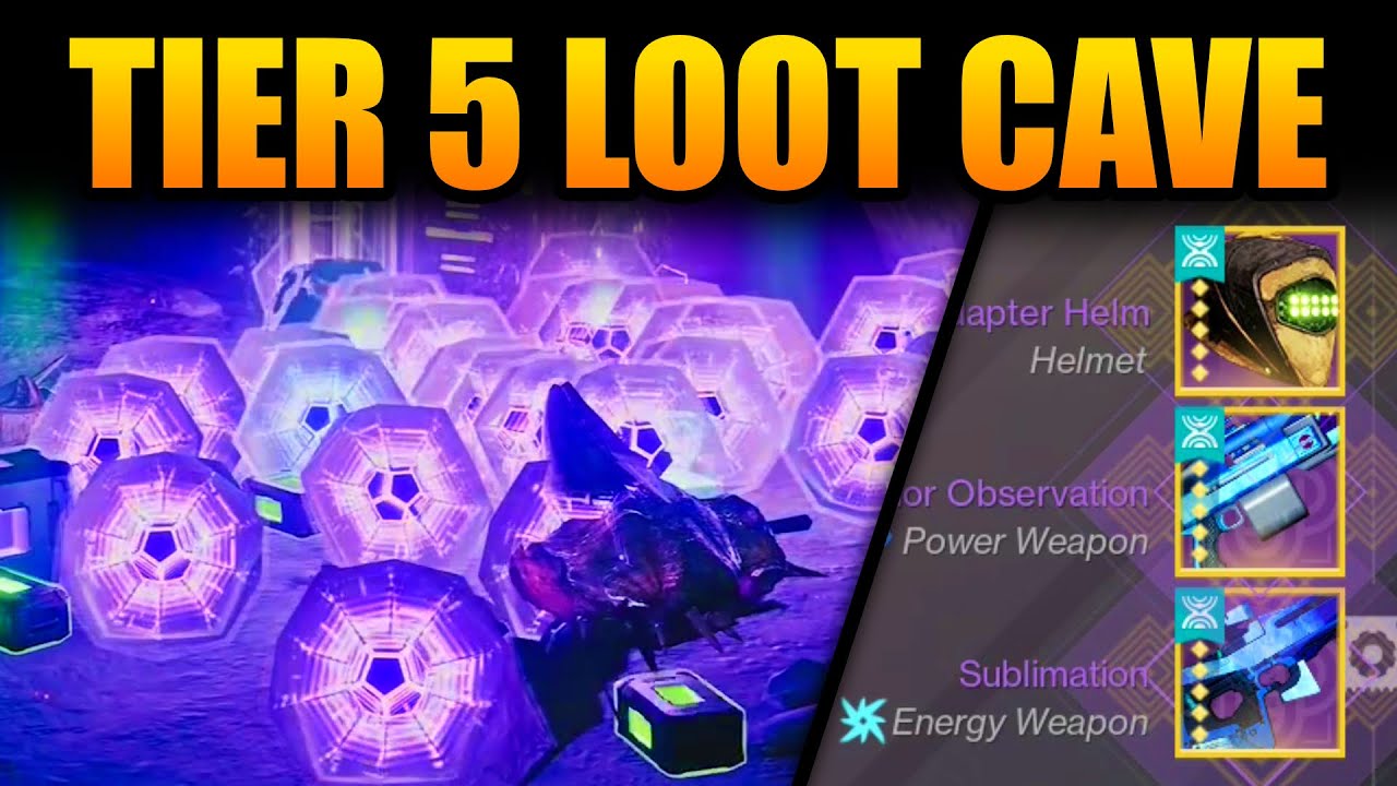 Tier 5 Loot Cave in Destiny 2