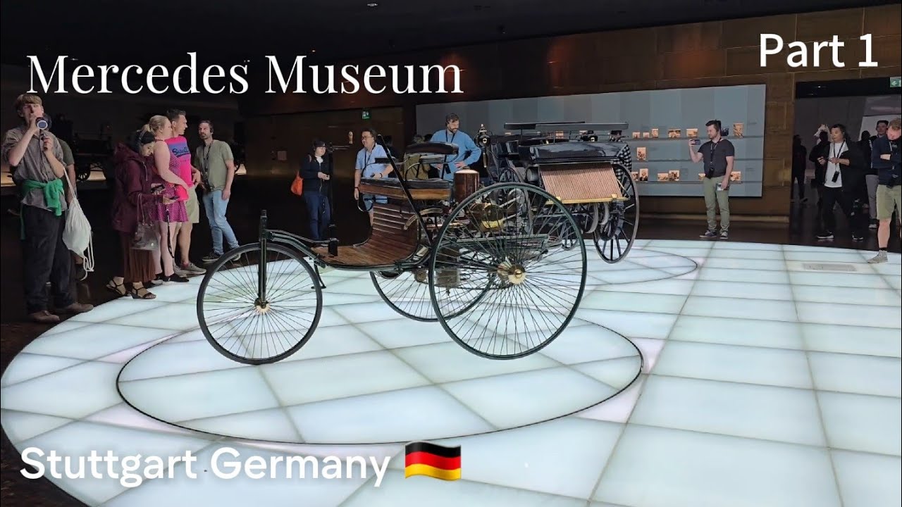 Mercedes Museum (4K) Part 1  | Stuttgart Germany 🇩🇪 | June 2024