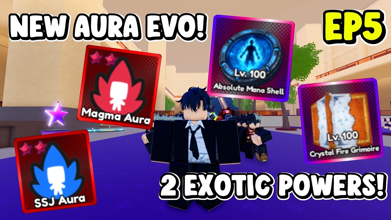 Anime Eternal — Episode 5: New Aura Evolution! 2 New Exotic Powers Maxed! | Roblox