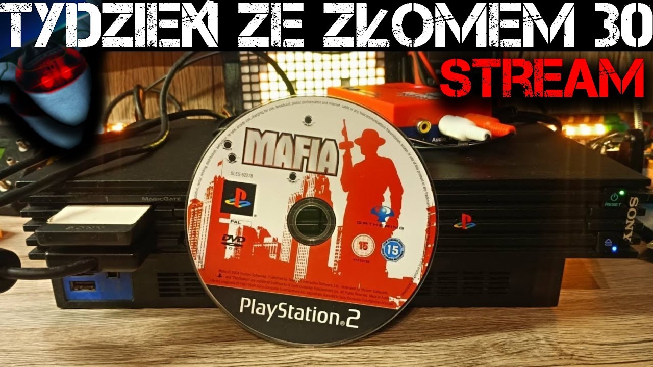ZAPIS: TZZ30/3 Mafia 1 na Playstation 2 i TV CRT.