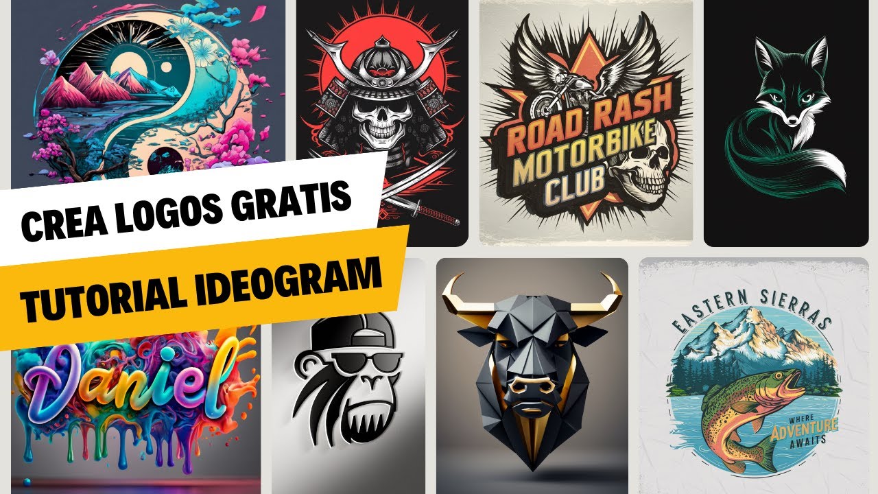 CREAR LOGO con inteligencia artificial GRATIS ✅ Tutorial IDEOGRAM AI