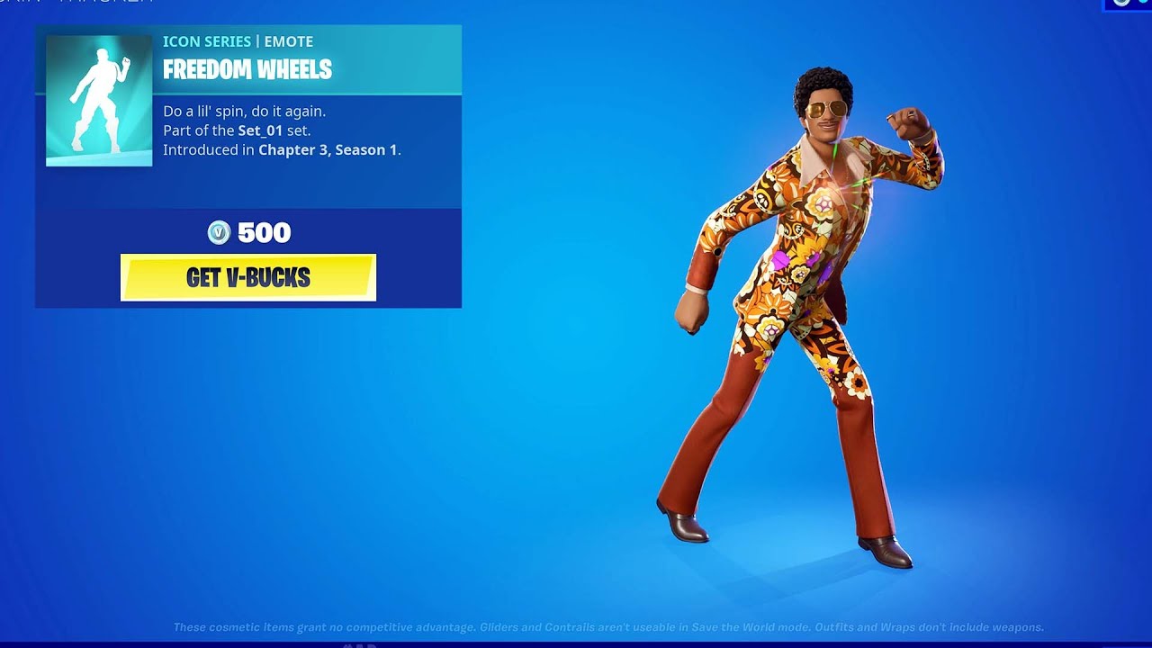 (Original Music) BRUNO MARS Fortnite Emote 