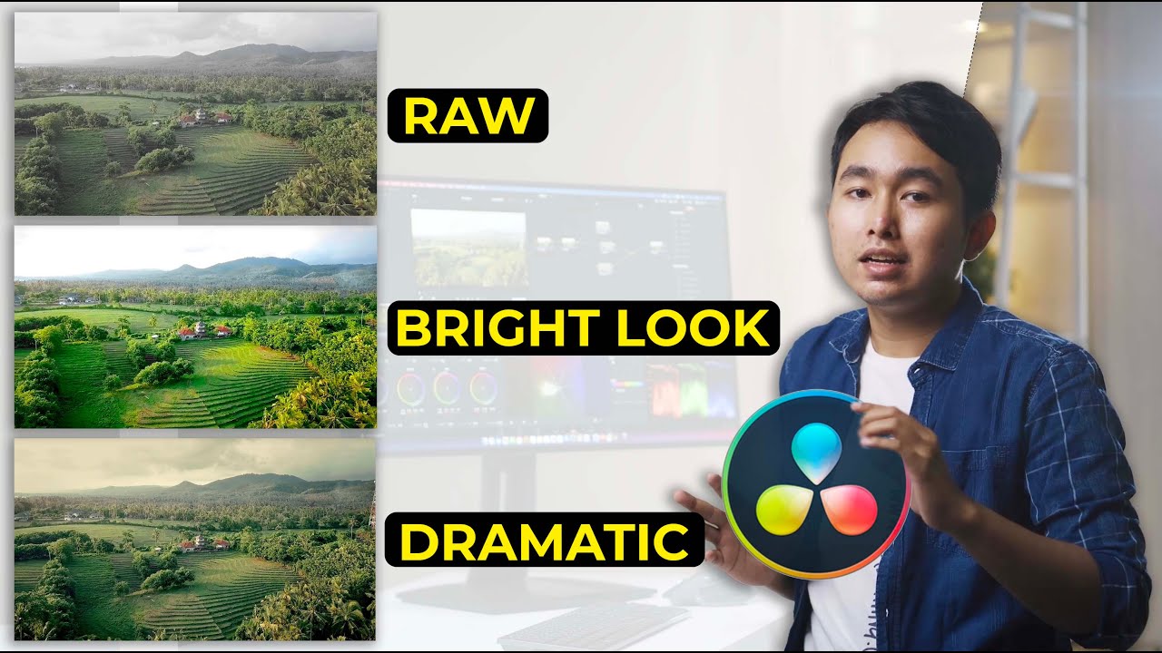 Как раскрасить кадры, снятые с помощью дрона, в стиле Wonderful Indonesia или Hollywood Films