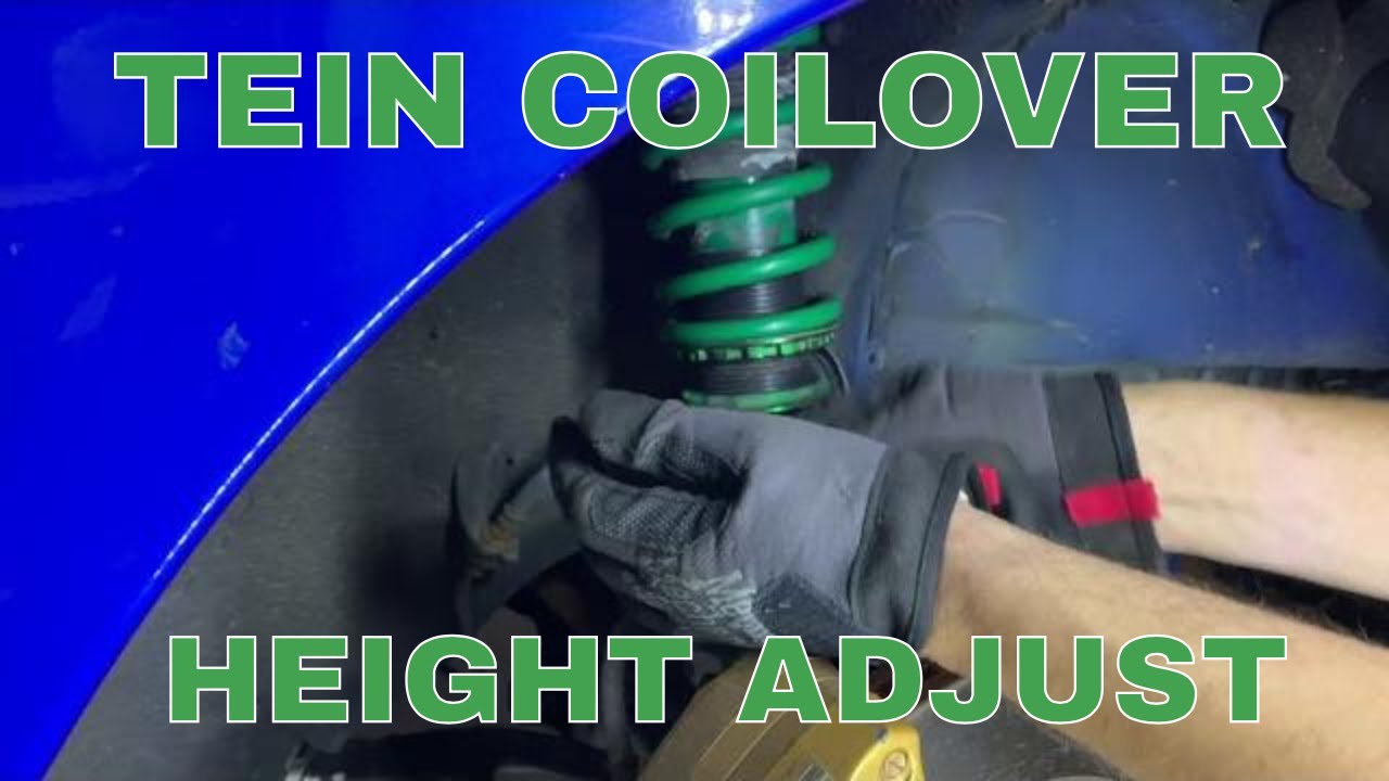 Регулировка высоты на Wrx Sti Subaru с тюнингом Tein Coilover Advance Z