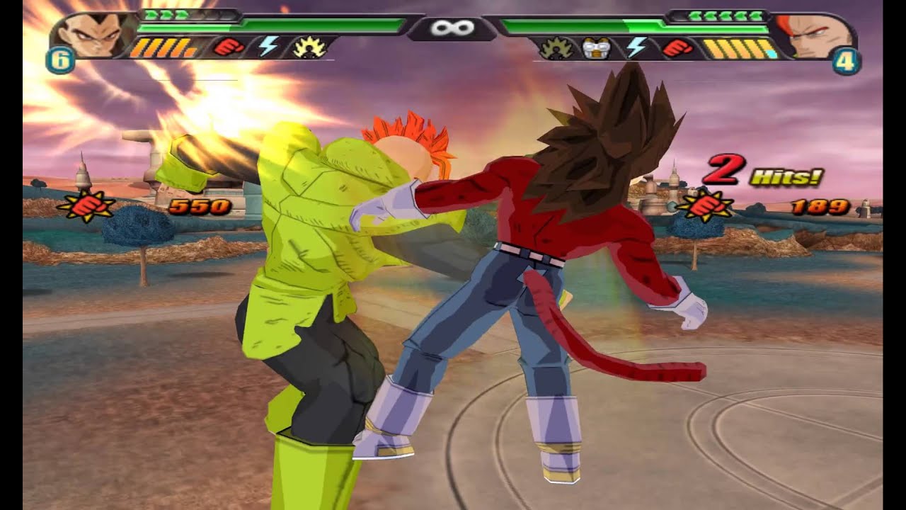 SSJ4 Vegeta vs Android 16