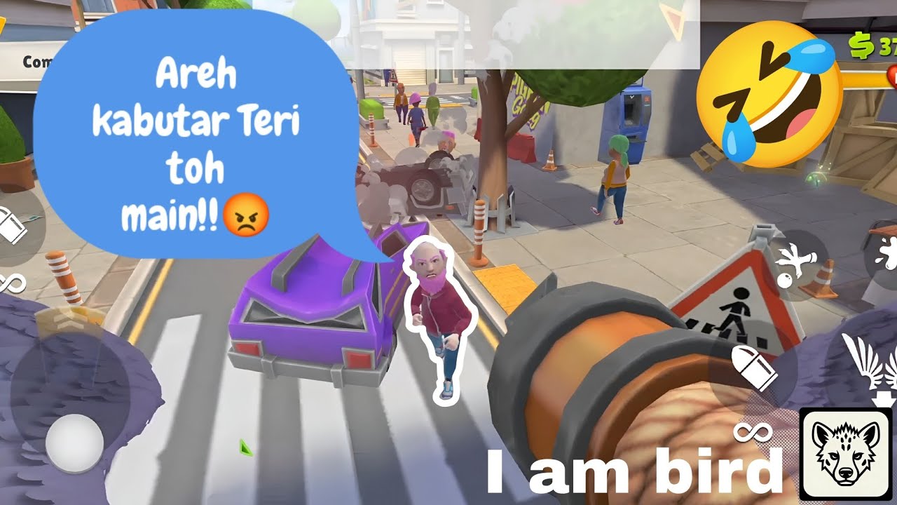 I became a bird to torture humans!🤣🤣I  am bird gameplay 