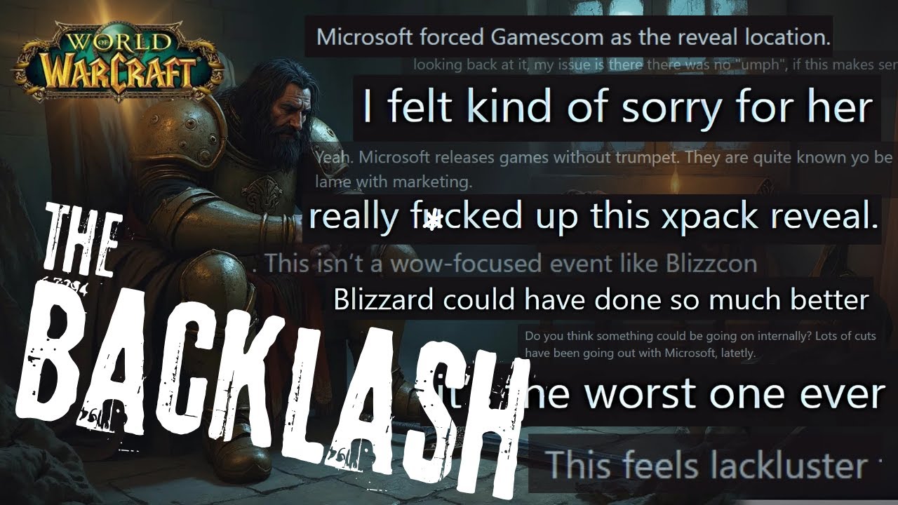 Why Did Fans React like this? WoW&rsquo;s Midnight Expansion Reveal at Gamescom #worldofwarcraft