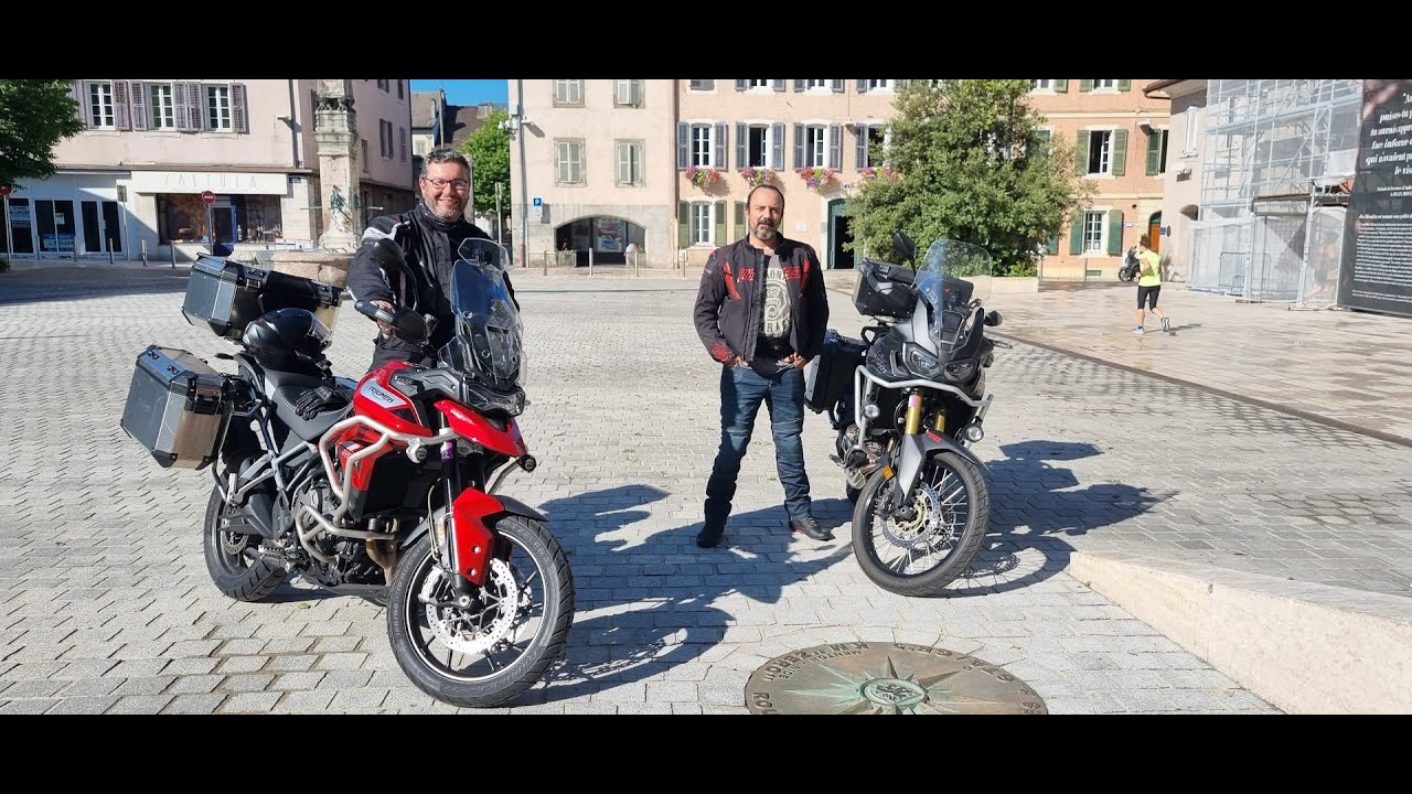 La Routes des Grandes Alpes 2022 - Triumph Tiger 900 GT Pro - Honda Africa Twin