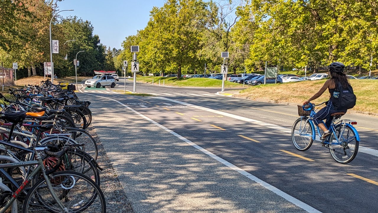 McGill Road Raised Cycle Track (University of Victoria - September 2025)