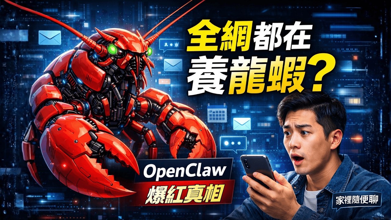 OpenClaw 是什麼？從養龍蝦熱潮、創辦人背景到商業模式，一次看懂它為何爆紅｜家裡隨便聊