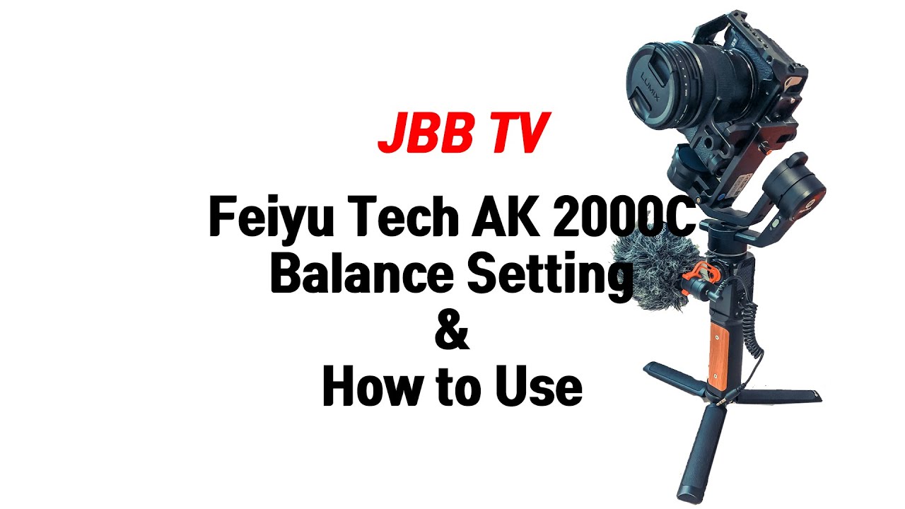 Feiyu Tech AK 2000C Balance Setting & How to Use 페이유 AK2000C 밸런스 조정 및 사용법