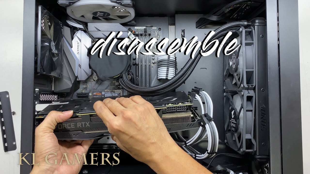 intel Core i7 8700K ASUS ROG STRIX Z370-F GAMING RTX 2080Ti Gaming PC Disassemble