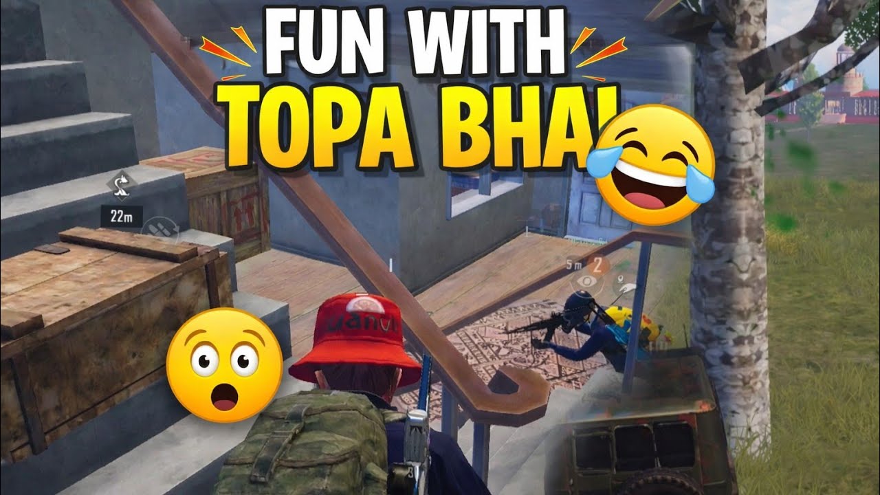 Camping + Comedy 😂 FUN WITH TOPA BHAI |BGMI Squad Fun #bgmifunnycontent #pubg #gameplay #pubgmobile 