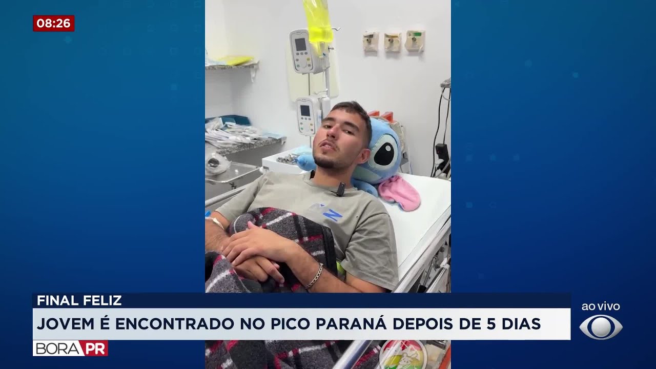 Veja a entrevista de Roberto, o jovem que ficou perdido no Pico Paraná