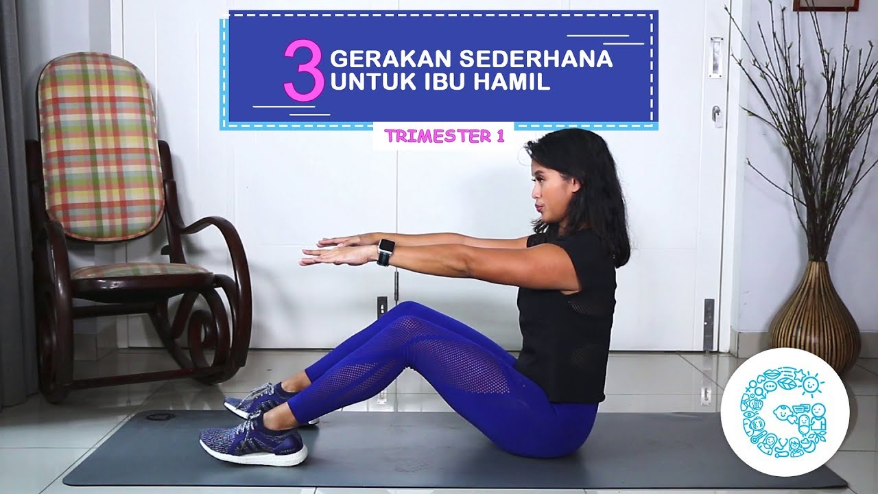 3 gerakan olahraga sederhana untuk ibu hamil trimester 1 with Adianti Reksoprodjo