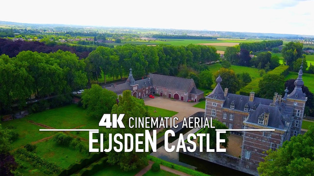 EIJSDEN CASTLE MAASTRICHT 4K Drone | THE NETHERLANDS Aerial