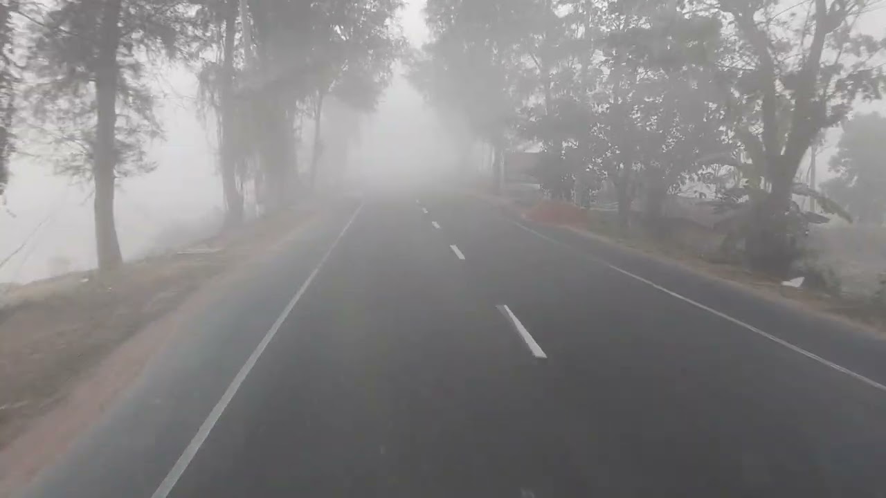 কক্সবাজার রোডের অনেক কুয়াশা সাবধানে ডায়েব করবেন 