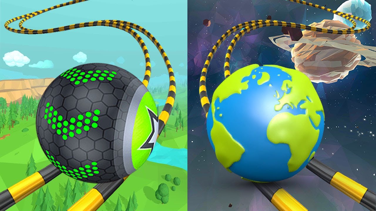 Going Balls VS Going Ball PUT ON BIG UPDATE Funny Race Max SpeedRun Hard Level Tiktok Gameplay mjcty