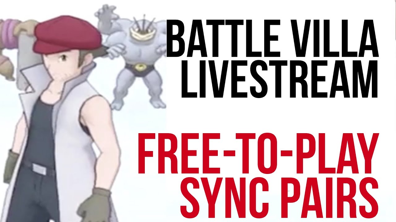 HALL 20+ (F2P SYNC PAIRS) BATTLE VILLA | Road to Hall 25 | Pokemon Masters