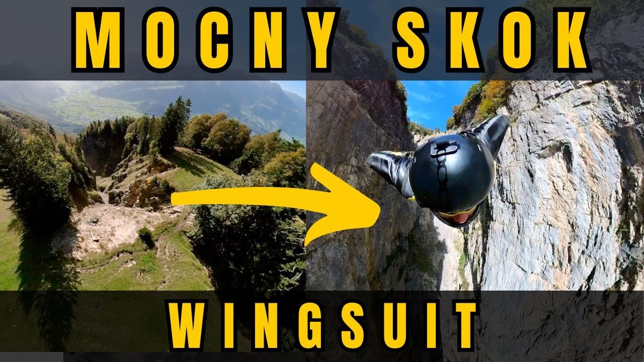 Ekstremalny Skok Wingsuit BASE - Walenstadt - Crack - Na To Czekałem