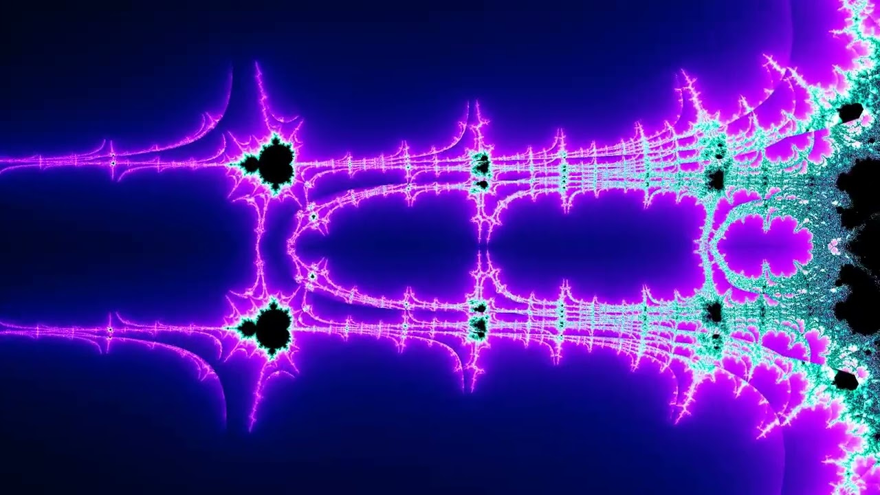 Mandelbrot Power Re (1-2.01) Part1 #fractal #fractalanimation #mandelbrot