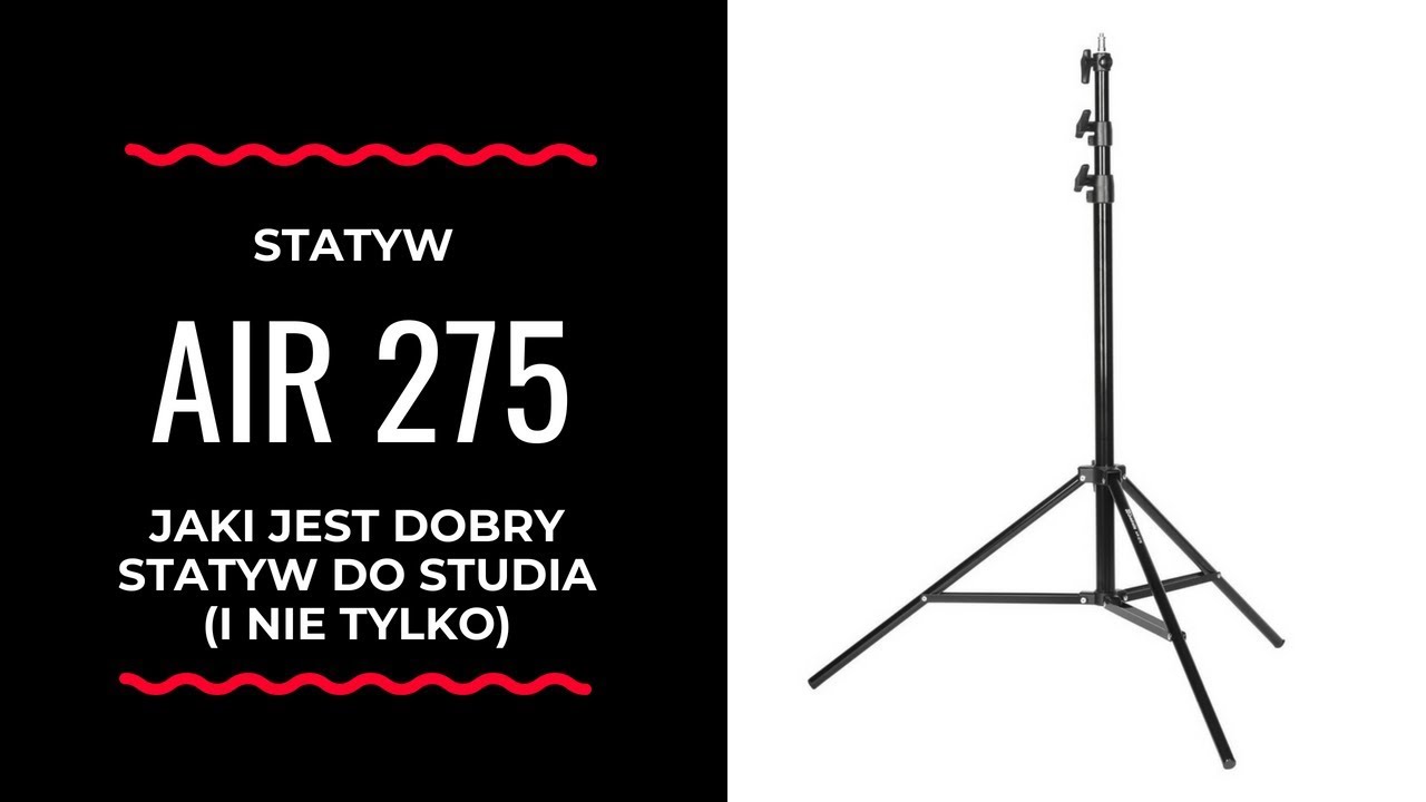 Quadralite Air 275 - jaki jest dobry statyw do studia (i nie tylko)