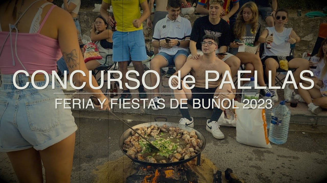 Vídeo: el concurso de paellas 2023 de Buñol reúne a casi 3.000 personas en la Avenida Guzmán Cárcel