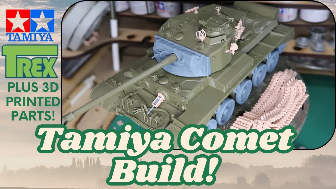 Upgrading Tamiya’s A34 Comet with TRex Studios Resin Parts. What’s Worth It? #tamiya #scalemodel
