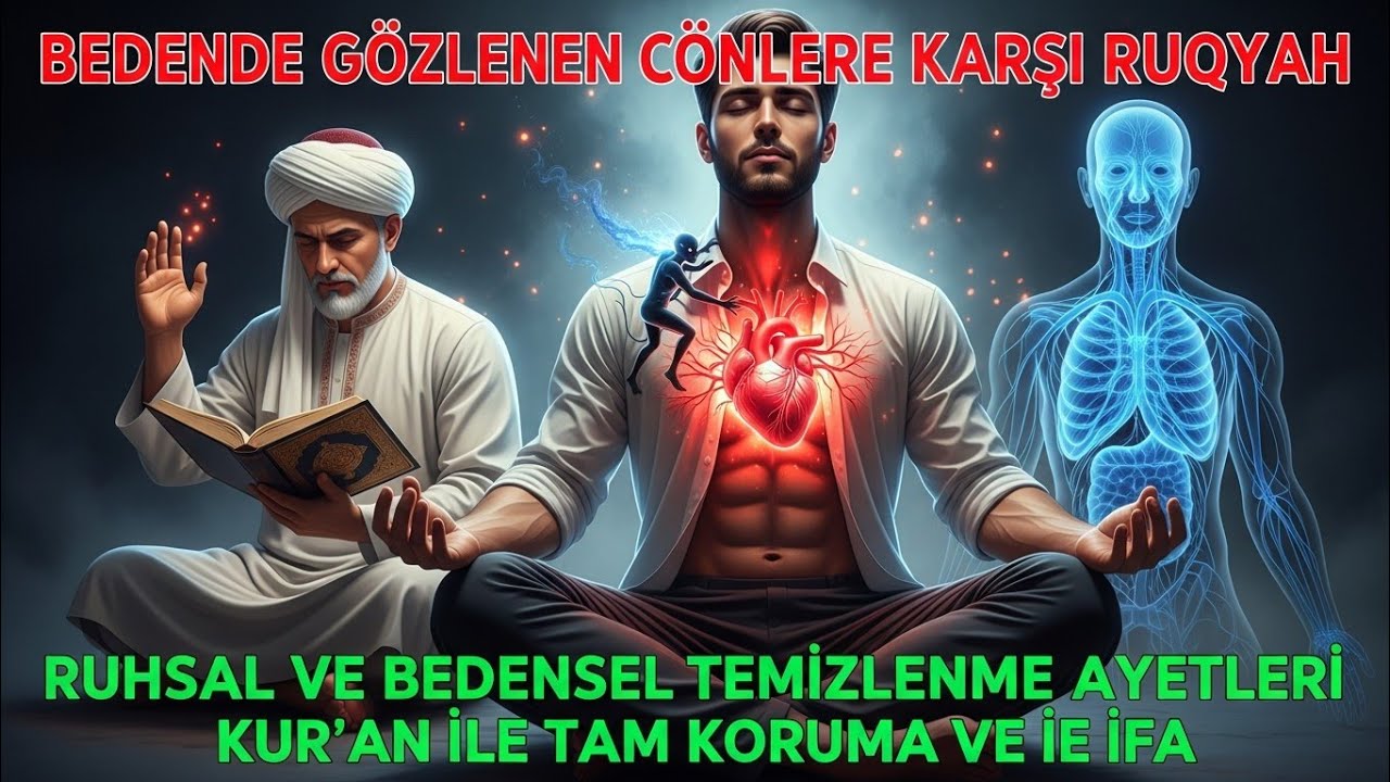 BEDENDE GİZLENEN CİNLERE KARŞI EN GÜÇLÜ RUQYAH!KUR’AN İLE RUH VE BEDEN İÇİN TAM ŞİFA!