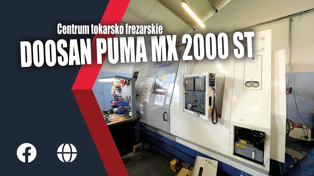 Tokarka CNC Doosan Puma MX 2000 ST (Multitasking CNC lathe)