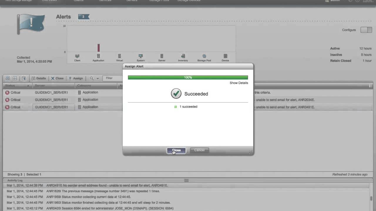 IBM Spectrum Protect Operations Center