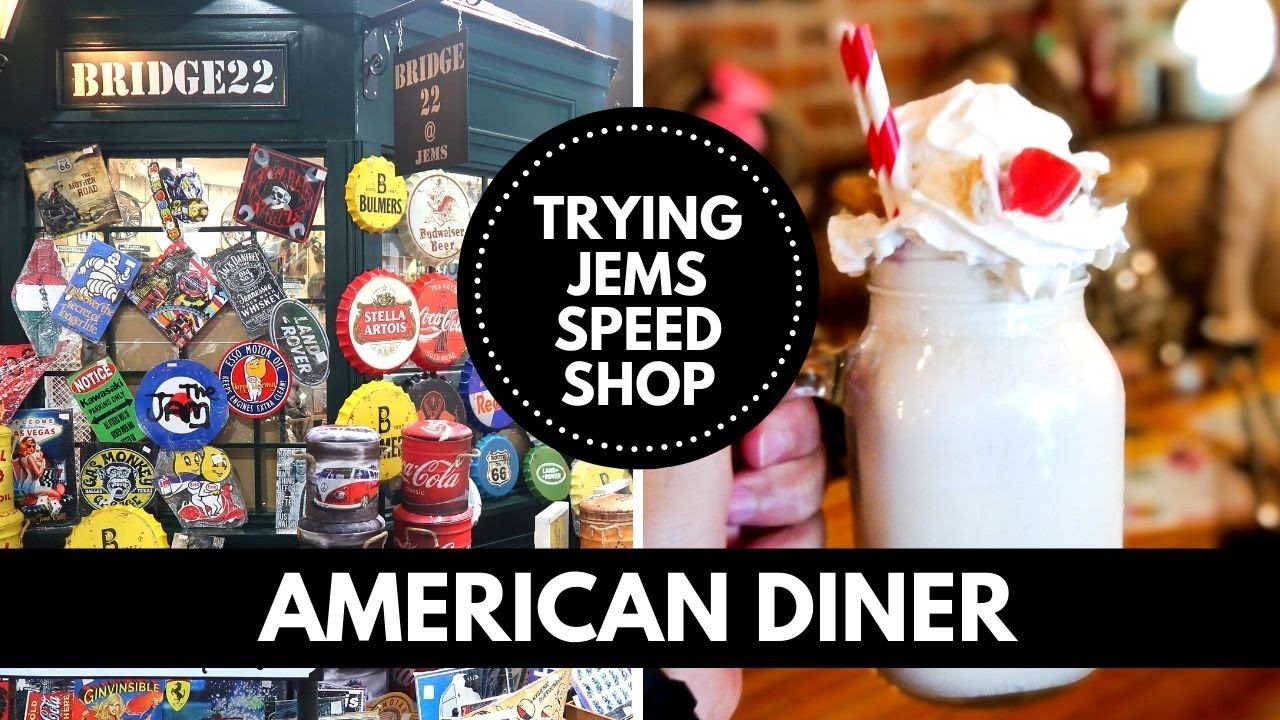 LUNCH AT JEMS SPEED SHOP AMERICAN DINER | WEST YORKSHIRE