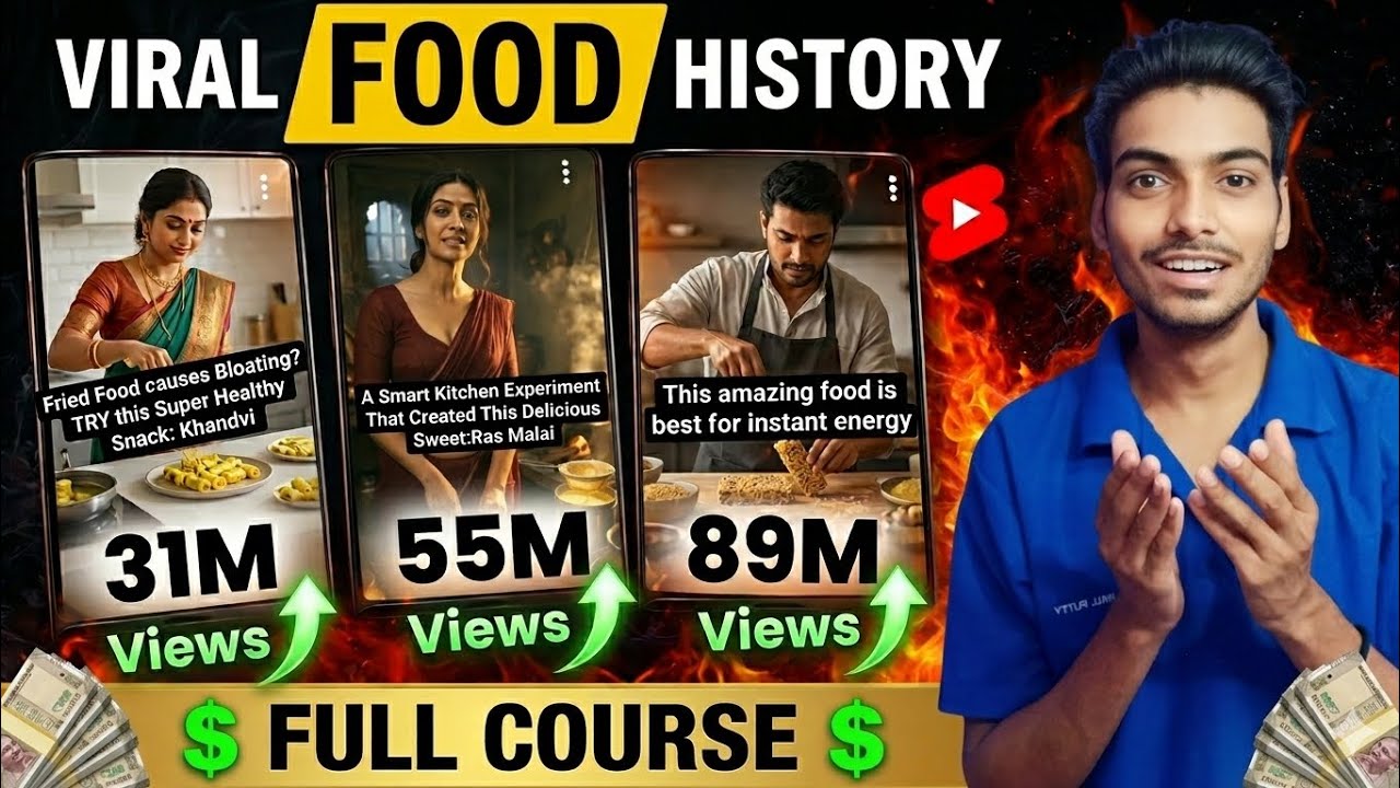 💥 Create VIRAL AI Food History Videos in 5 Minutes  | Free & Unlimited Tool | Ai Video Kaise Banaye