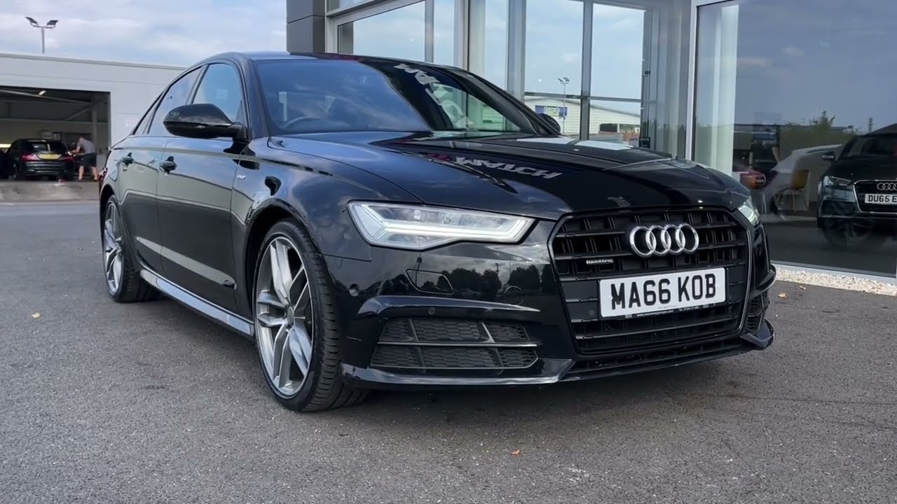 Used 2016 Audi A6 Saloon 2.0 TDI Black Edition S Tronic quattro at Chester | Motor Match Used Cars