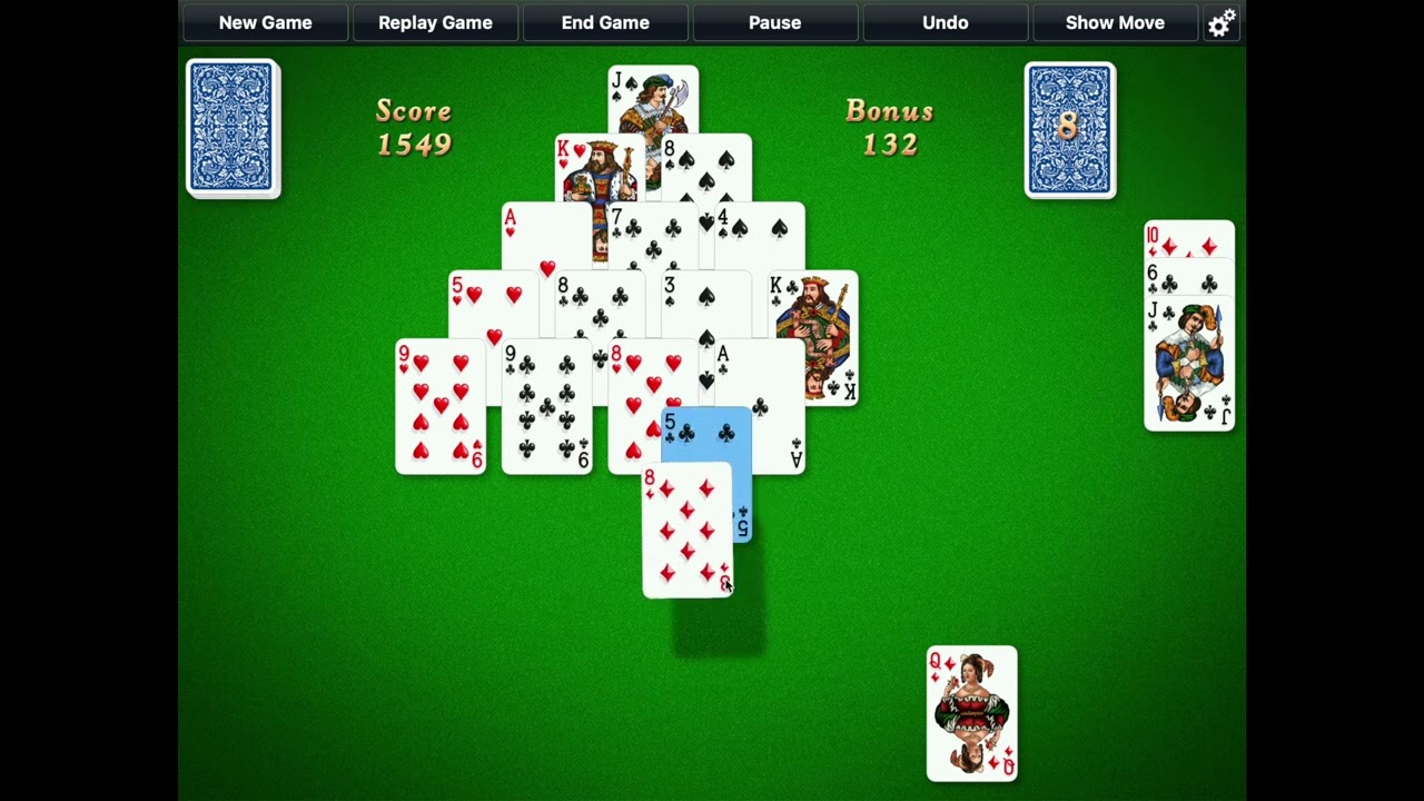 Solitaire City (Mac Version) - Pyramid Longplay - Rule: 4