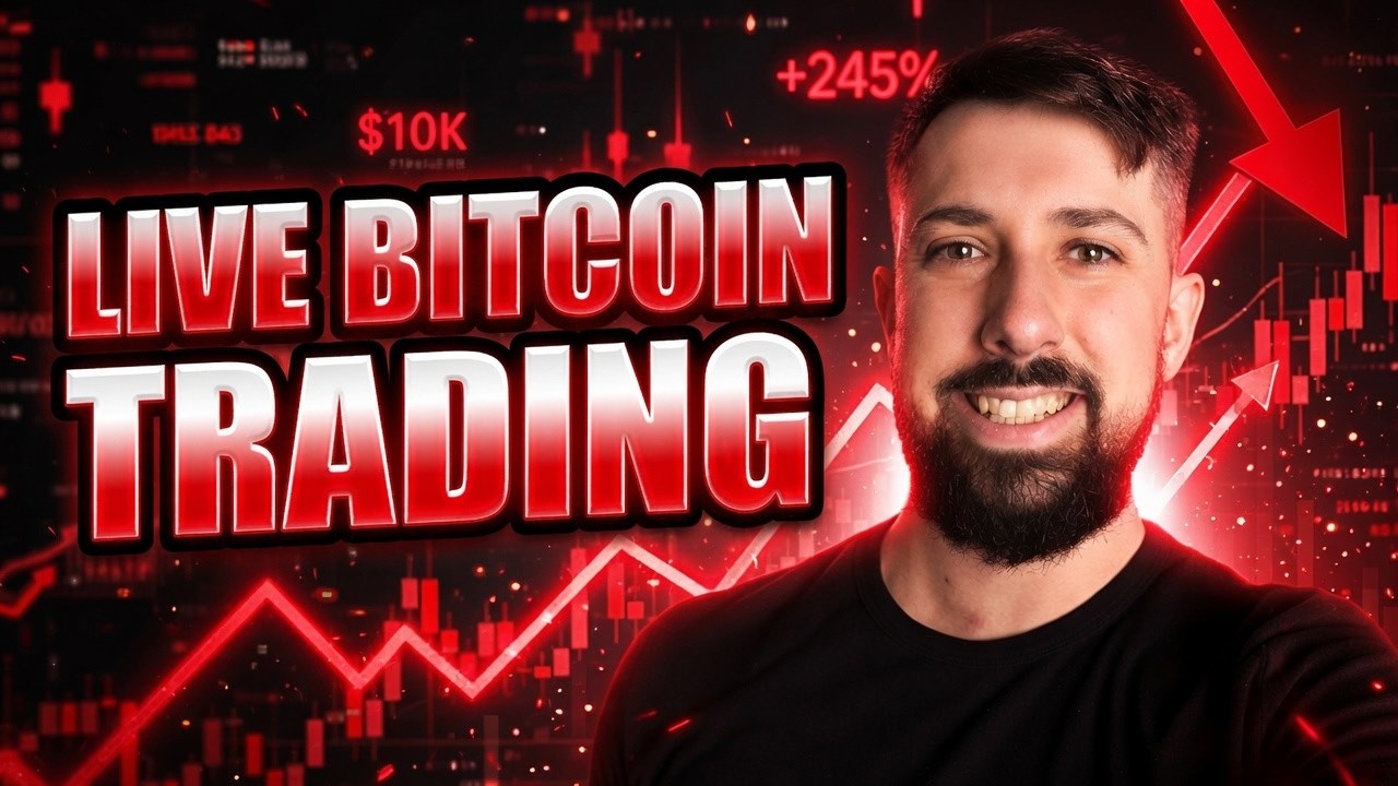 🔋LIVE BITCOIN TRADING 📉📈  Crypto and Market Analysis