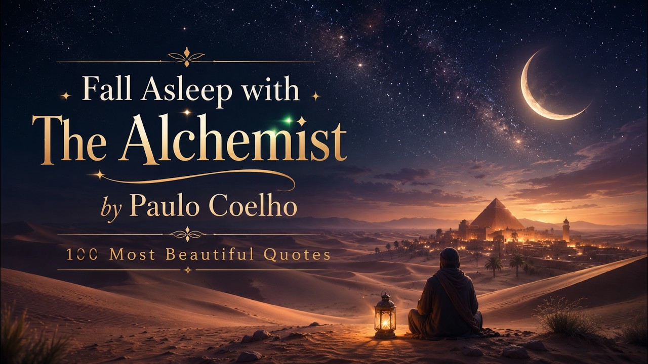 🌙 Fall Asleep with The Alchemist by Paulo Coelho / 100 Most Beautiful Quotes ✨📖