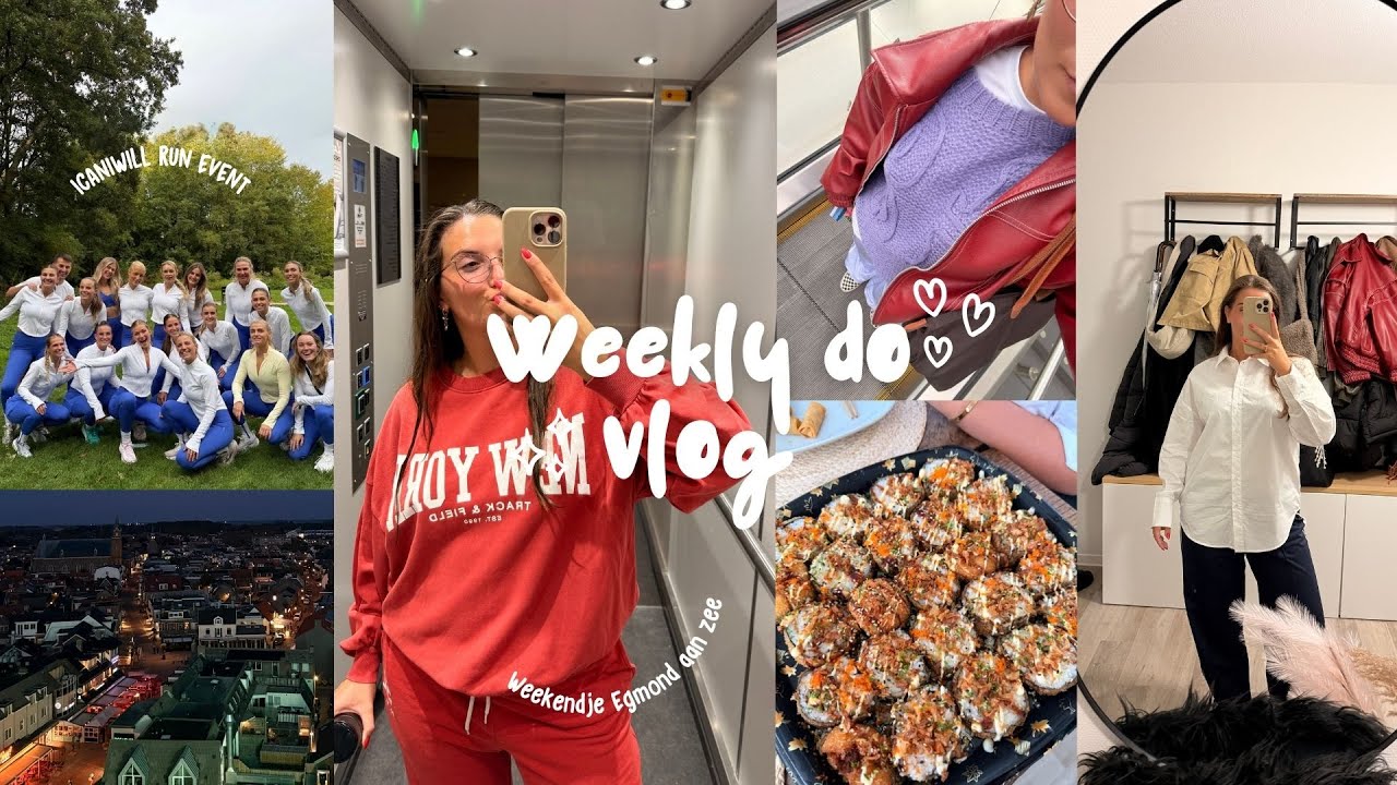 5K running event van ICANIWILL, VR event en een lang weekend naar Egmond aan zee met mama en zus
