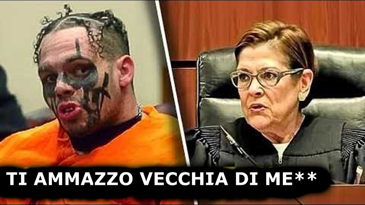 PAZZI CRIMINALI REAGISCONO DOPO AVER ASCOLTATO LA SENTENZA IN TRIBUNALE